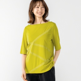 BOUTIQUE JUNKO クロステープラインプルオーバー