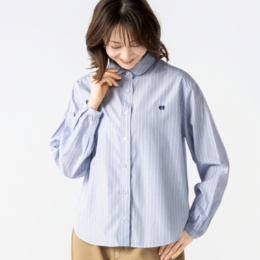 McGREGOR CLASSIC ストライプラウンドカラーシャツ