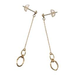 マエストロ 純金/18K DEWSスイングイヤリング/ピアス