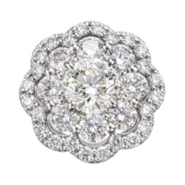 ナミビア産ダイヤモンドPT950ペンダントヘッド計1.3ctUP