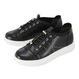 HIROKO KOSHINO FEMME スタッズ厚底スニーカー