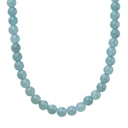 セージグリーン翡翠 ネックレス 計110ctUP