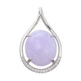ラベンダー翡翠 PT950 ペンダントヘッド10.0ctUP