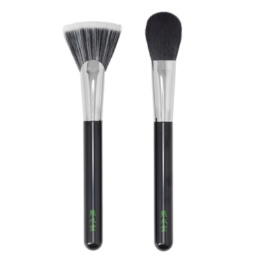 熊永堂 熊野筆ベースメイク用ブラシ2本セット