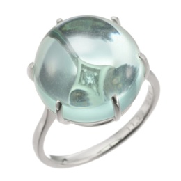  PT950 フローライト デザインリング11.0ctUP