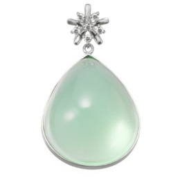  PT900 フローライトペンダントヘッド20.0ctUP