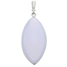 ブルーカルセドニーPT900ペンダントヘッド11.0ctUP