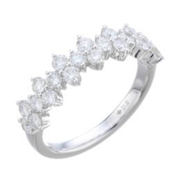 PT950 カナディアンダイヤモンド リング 計1.0ctUP