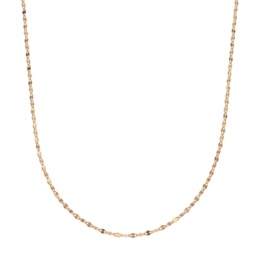 18KYG ペタルチェーンネックレス 45cm [S]