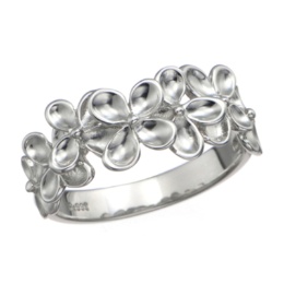 純プラチナ フラワーデザイン リング