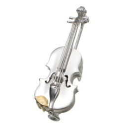 PT900/18KYG バイオリンデザイン ブローチ