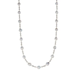 越田雅哉アコヤ真珠ナチュラルカラーロングネックレス