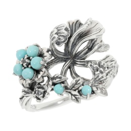 ウィリアム・モリス シルバー925 トルコ石 るりはこべリング