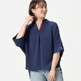 FILA UV アクティブストレッチドルマンスキッパーシャツ