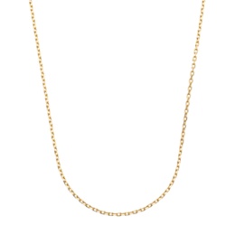 18KYG カットアズキチェーンネックレス 45cm [M]