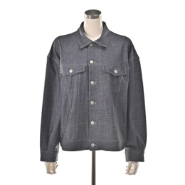 BOBSON SunSisterハイストレッチニットデニム調Gジャン