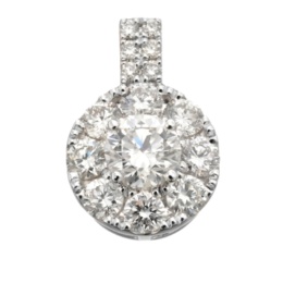 PT950 D/IF/3EXダイヤモンドペンダントヘッド0.2ctUP