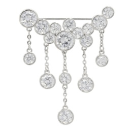 JinkaNezu CZ レインドロップ エレガンス ブローチ