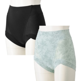 BRNYピース 綿混 コンフォートショーツ カラー選べる2点セット
