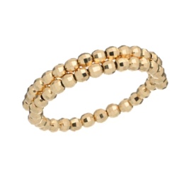 マエストロ 18KYG ミラーボール シンプルフリーサイズ リング