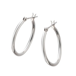 純プラチナ/PT900 フープ イヤリング/ピアス