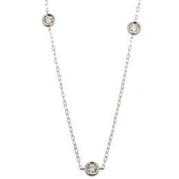 PT ダイヤモンド ステーションネックレス