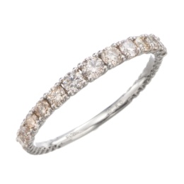  ダイヤモンド ハーフエタニティーリング 計0.5ctUP