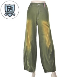 PERSONS ウォッシュ加工バナナパンツ