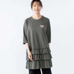 PERSONS カットソーフリルチュニック