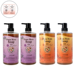 ナチュラセラピュアナッツソープEX1000mL4本P付き特別セット