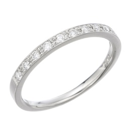 スイートテン・ダイヤモンド プラチナ900 ハーフエタニティリング