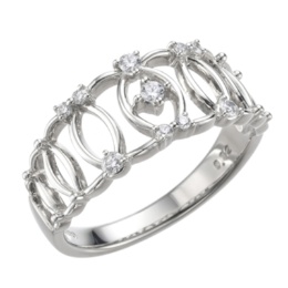 スイートテン・ダイヤモンド プラチナ900 オープンワークリング