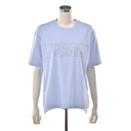 LUREM コットンスムースラインストーンTシャツ