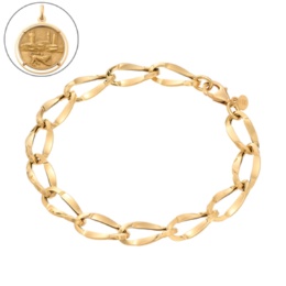  UNOAERRE 18KYG  チェント・アンジェリーナ ブレスレット