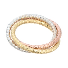 UNOAERRE by 滝野順 18K トリカラー シャイニー リング