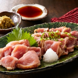 宮崎妻地鶏たたき食べ比べ5袋セット【ムネ・モモ】