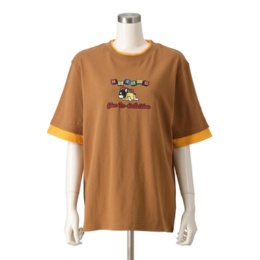 GRC 重ね着風プリントTシャツ