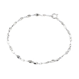 純プラチナ ボリュームファンタジアペタルチェーンブレスレット