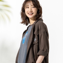  Remite HAPPY FACEコラボボーダーTシャツ