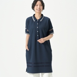  KidsAngel Bigシルエット鹿の子ワンピース
