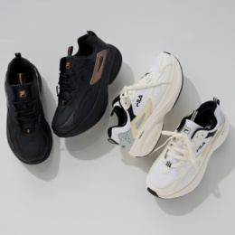 FILA FLOAT TRACER 幅広 ゴム紐 厚底スニーカー