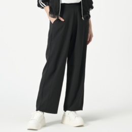 KILA MODA ソフトツイルコクーンシルエットパンツ