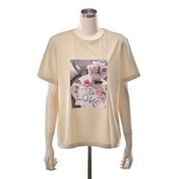 &LOVE LOVEなフラワーブーケアートTシャツ