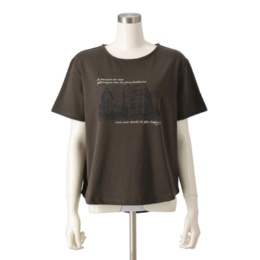 Coeur sucre フォト風プリントTシャツ