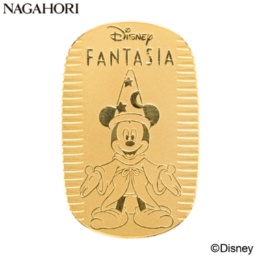 ディズニー「ファンタジア」ミッキー/純金小判15g