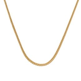 純金 シャイニーカットスピガチェーンネックレス 80cm
