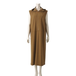 Carney カットソーフーデッドワンピース