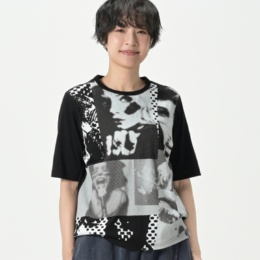 PERSONS フォトプリントTシャツ