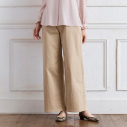 Oh My Tailor エクストラストレッチデニム美脚ワイドパンツ