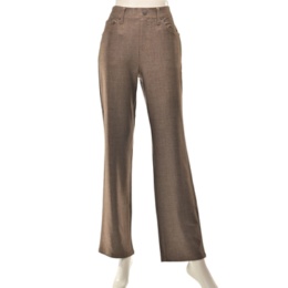 BOBSON SunSisterストレッチニットデニム調リラックスストレート